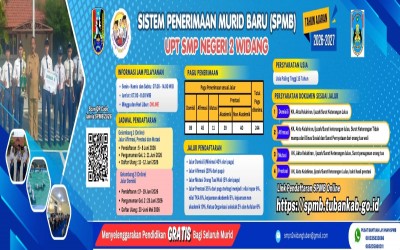 PPDB UPT SMP NEGERI 2 WIDANG 2025-2026